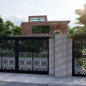 درب فلزی CNC کد 107