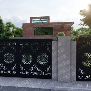 درب فلزی CNC کد 116