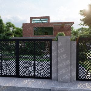درب فلزی CNC کد 119
