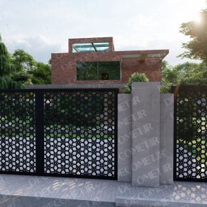درب فلزی CNC کد 124
