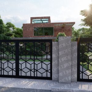درب فلزی CNC کد 102