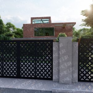 درب فلزی CNC کد 127