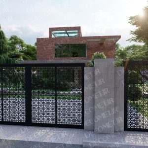 درب فلزی CNC کد 136